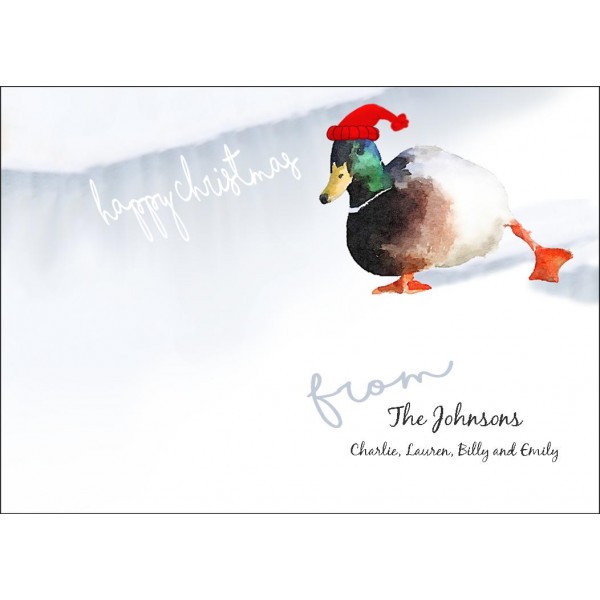 Christmas Duck Card